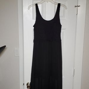 H&M Divided Sheer Lace Lined Maxi Dress